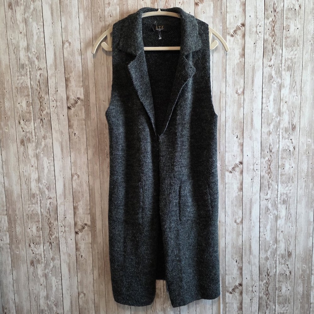 LTX Sportswear Dark Gray Knit Vest